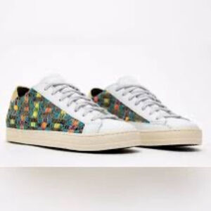 P448 | NWT White Multi-color Sneakers Size 36 (US 5.5/6)